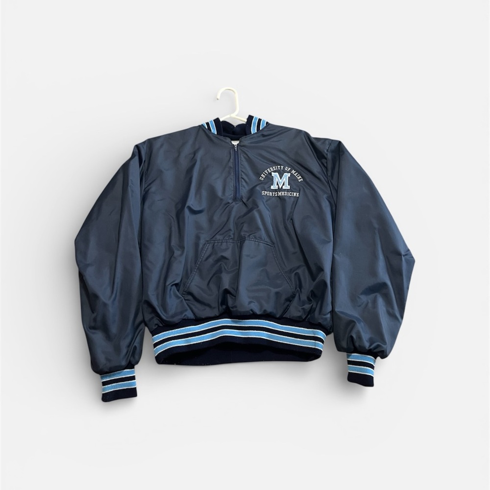 Men's Navy Blue Bomber Jacket
